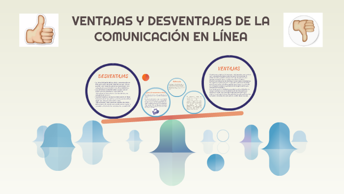 VENTAJAS Y DESVENTAJAS DE LA COMUNICACIÓN EN LÍNEA by Mariajosé