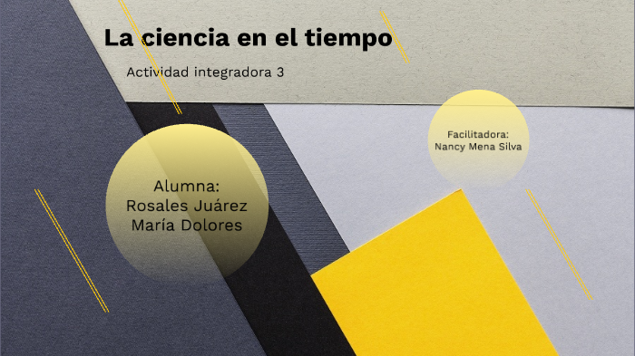 La ciencia en el tiempo by Maria Dolores Rosales on Prezi