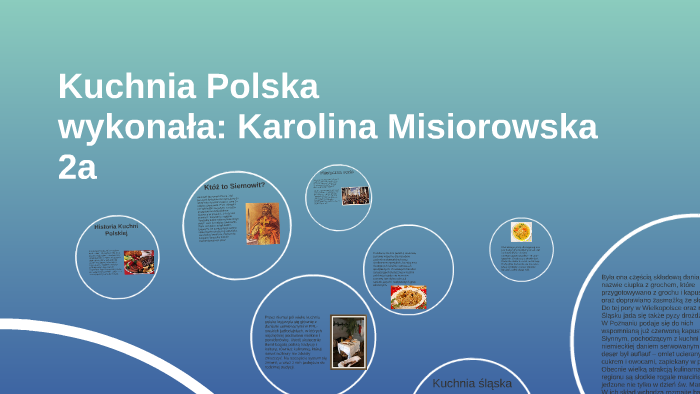 Kuchnia Polska By Karolina Misiorowska On Prezi