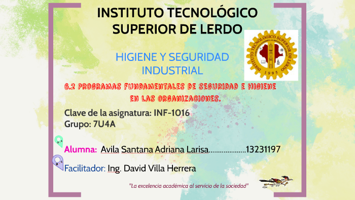 Programas fundamentales de seguridad e higiene en las organi by Adriana