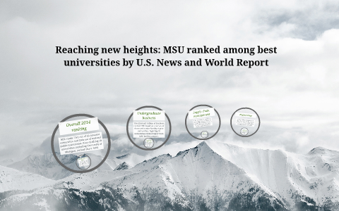Msucom Ranking MSU ranked among best universities by TSN TheSN on Prezi