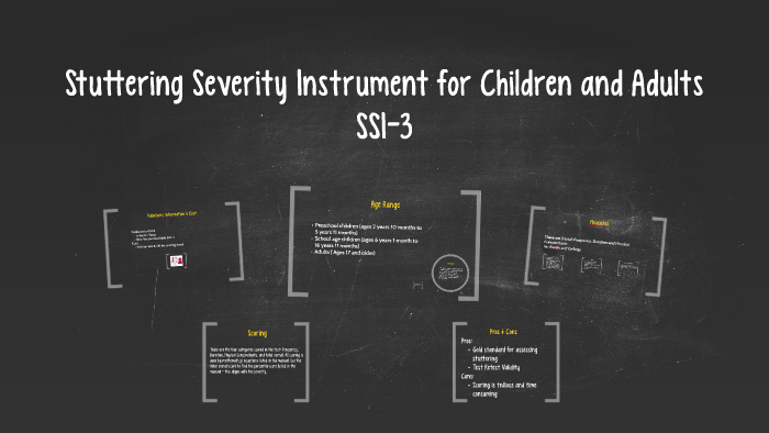 Stuttering Severity Instrument for Children and Adults by Dani Glenn on ...