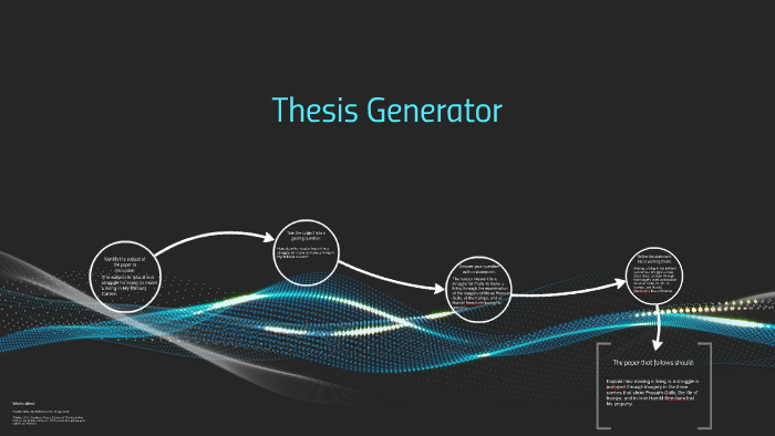 thesis generator free