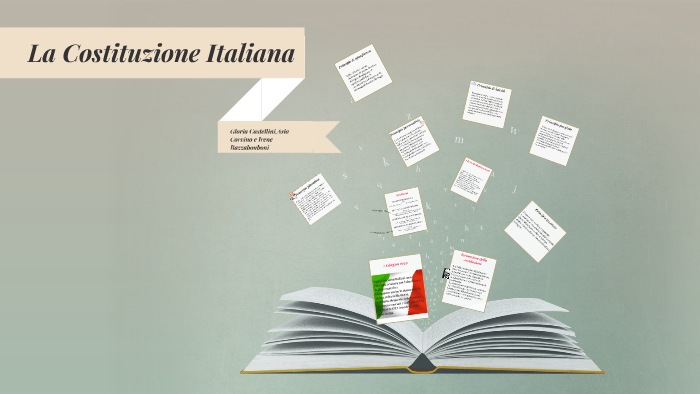 La Costituzione Italiana By Gloria Castellini On Prezi