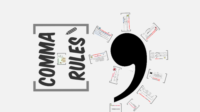 Comma Rules Review Early by George Leos