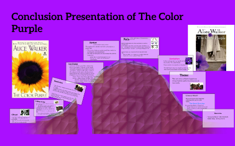 thesis statement for the color purple