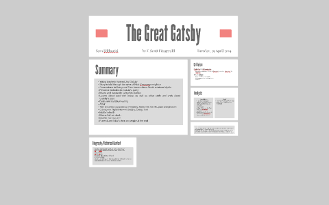 The Great Gatsby by Sam Eddmeiri on Prezi