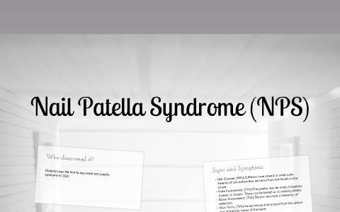Nail Patella Syndrome by rylee jerolaman