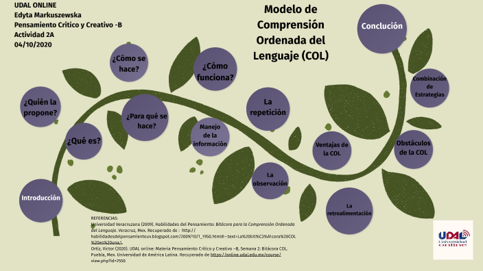 Modelo de Comprensión Ordenada del Lenguaje (COL) by Kharloz Martin Ez