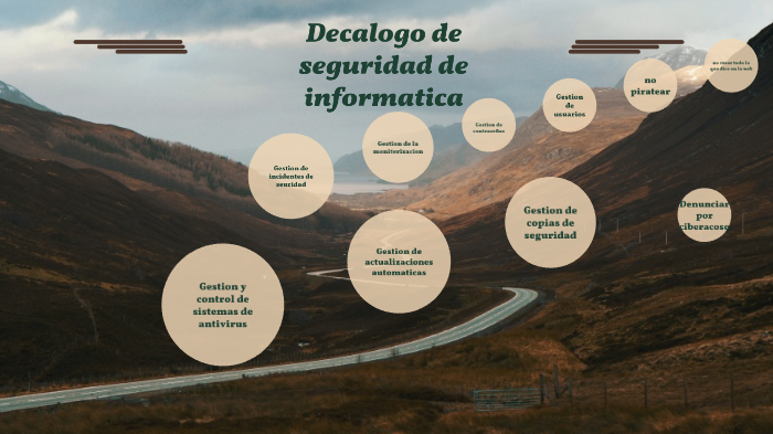 Decalogo de seguridad de informatica by Ian Barrera Ojeda on Prezi