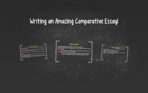 Writing an Amazing Comparative Essay! by Kate Power on Prezi