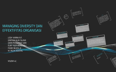 Managing Diversity Dan Effektifitas Organisasi By Dinthia Nur Islami