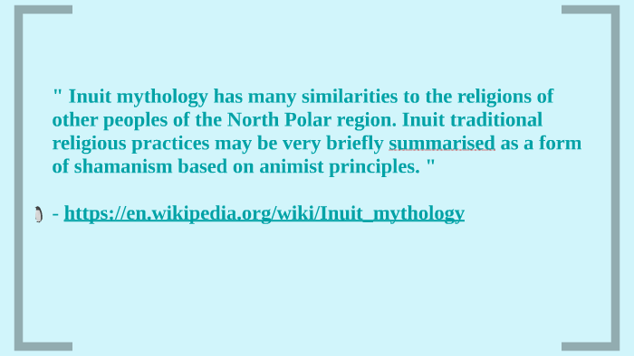 inuit religious practices