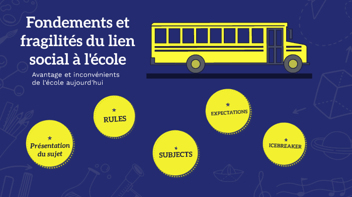 Fondements et fragilités du lien social à l'école by Ines Monfroy on Prezi