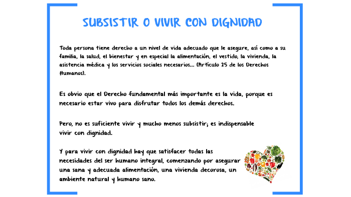 SUBSISTIR O VIVIR CON DIGNIDAD by Brenda Juanias on Prezi