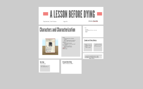 literary devices lesson before dying