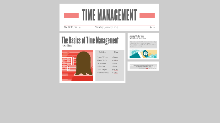 TIME MANAGEMENT by Jonathan Gilbert on Prezi