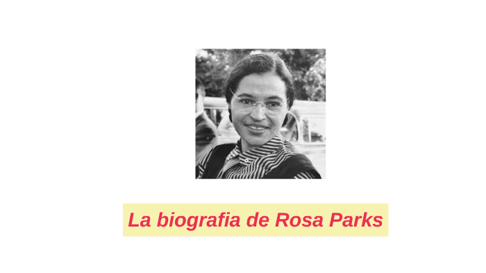 rosa parks biografia resumo