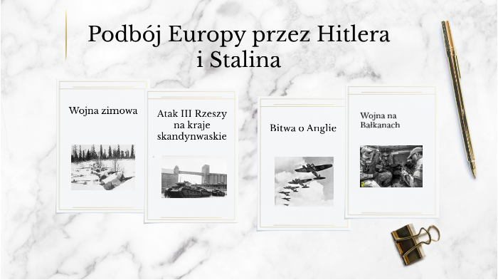 Podbój Europy przez Hitlera i Stalina by Maja Babut on Prezi