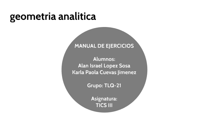 Manual de ejercicios Geometría Analítica by Zach Dempsey on Prezi
