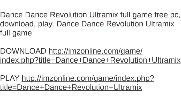 dance dance revolution pc free download