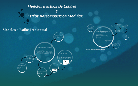 Modelos O Estilos De Control. By Darwin Montes On Prezi