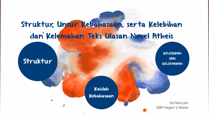 Struktur dan Unsur Kebahasaan Teks Ulasan by Siti Maryam