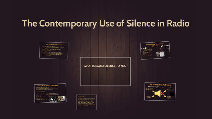 radio silence meaning radio silence meaning