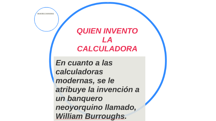 Quien Invento La Calculadora By Abraham Sanchez 2247