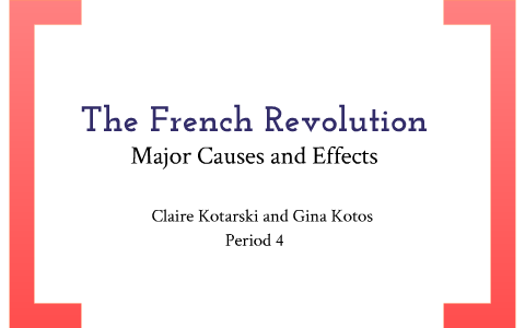 three causes of the french revolution