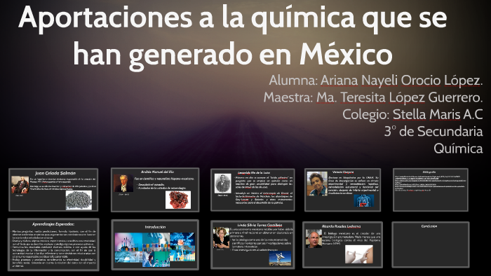 Aportaciones a la química que se han generado en México by ileyan