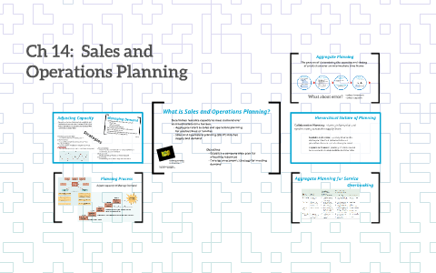 Ch 14: Sales And Operations Planning By Libby Schott