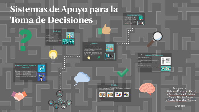 Sistemas de Apoyo para la Toma de Decisiones by more schoonewolff on Prezi