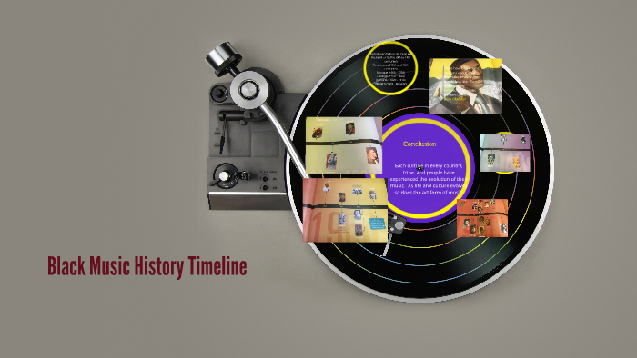 history of black music timeline