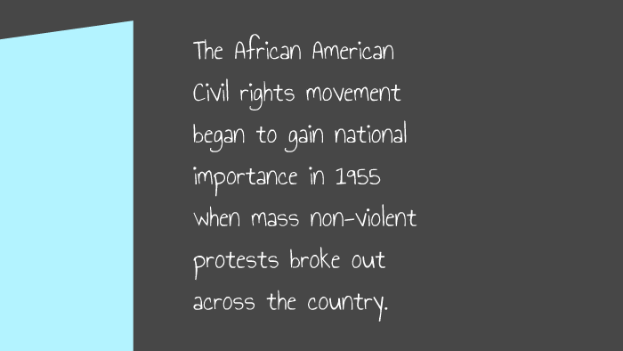 African American Civil Rights Movement by Baylor Ree on Prezi