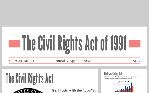 Civil Rights Of 1991 By Marlene Delices On Prezi