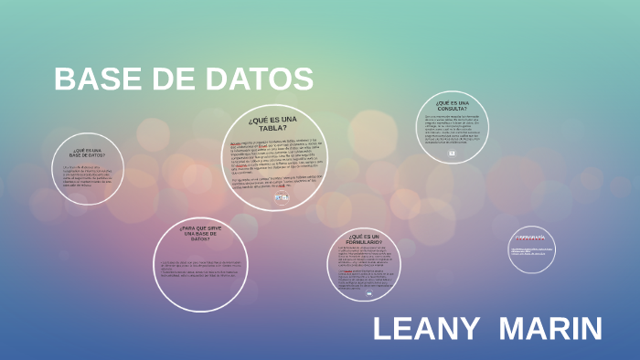 BASE DE DATOS by leany marin on Prezi
