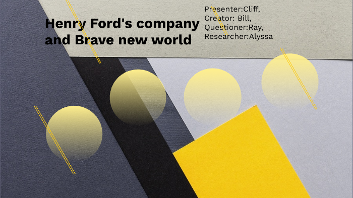 ford brave new world