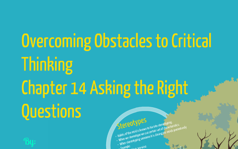 Impediments to critical thinking picture