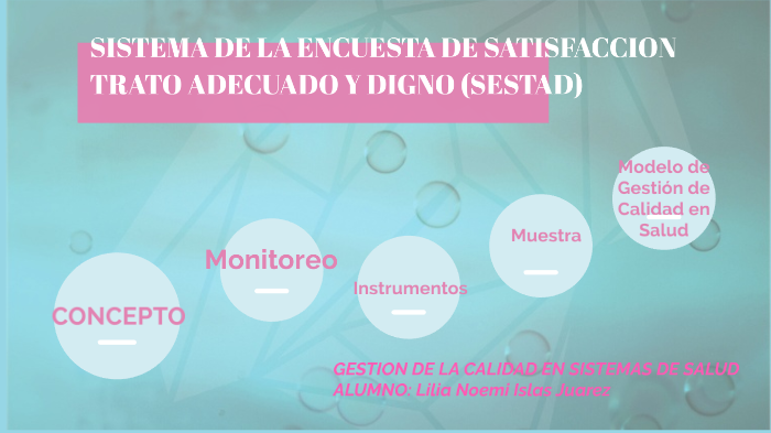 sistema de la encuenta de satisfaccion trato adecuado y digno by Noemí