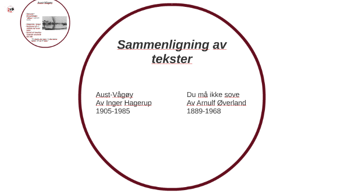 Kontrast- Og Sammenligningsmatrise