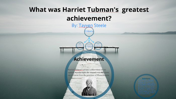 Harriet Tubman, Achievements