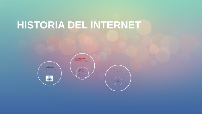 HISTORIA DEL INTERNET by alejandra rodriguez on Prezi