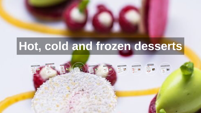 Hot Cold And Frozen Desserts By Simon Hallas On Prezi Next