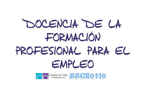COMPLETO SSCE0110 - Docencia de la Formación Profesional para el Empleo ...