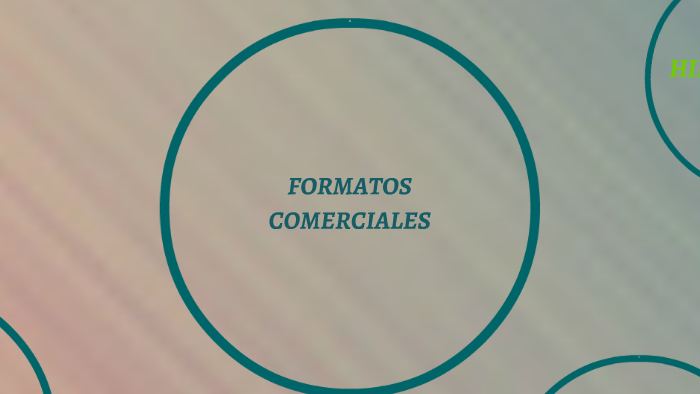 Formatos Comerciales By Sergio Moreno On Prezi