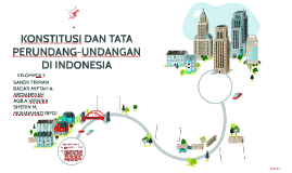 Konstitusi Dan Tata Perundang Undangan Di Indonesia By Badar Miftah