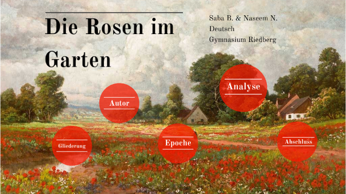 Die Rosen im Garten by Naseem Negrassus