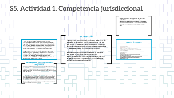S5. Actividad 1. Competencia jurisdiccional by Nely Colunga on Prezi
