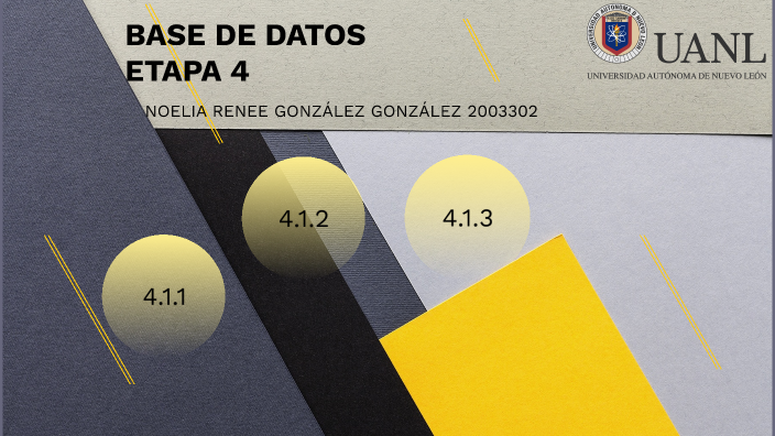 ETAPA 4 DE BASE DE DATOS by Renee González on Prezi